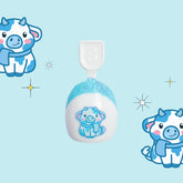 Fuzzy Winter Cow French - Pressies | Extra Short Short | Round